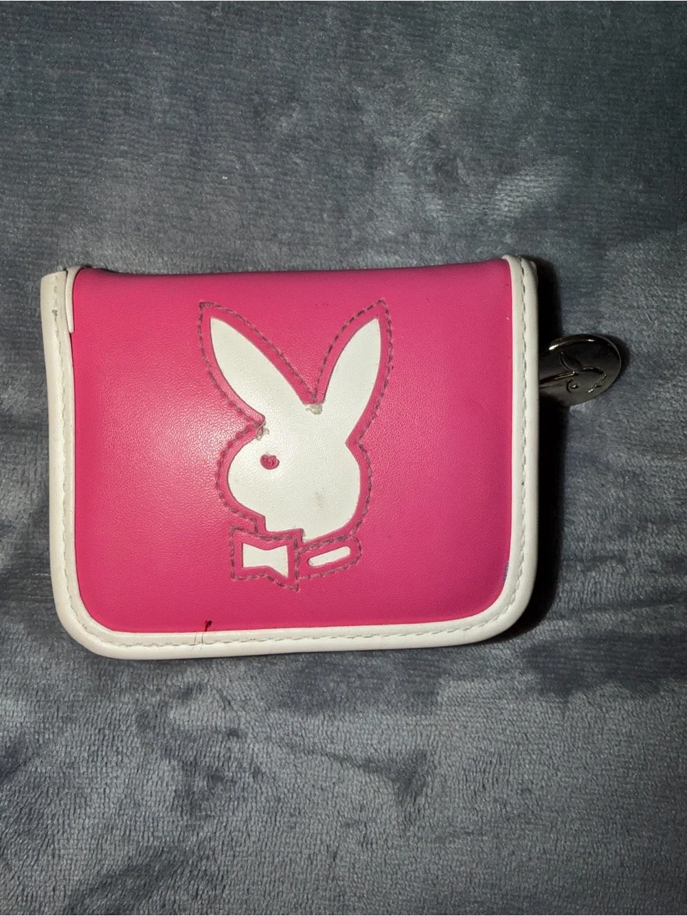 🩷 PLAYBOY Zip-Up Wallet with Bunny Logo